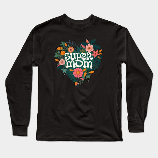 Supermom Long Sleeve T-Shirt by Double You Store